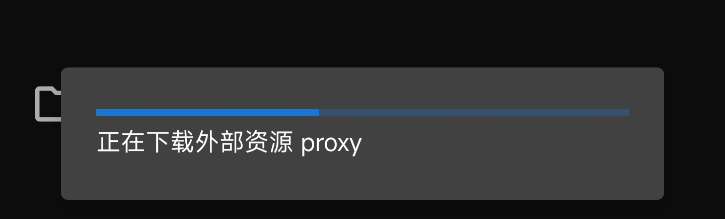 Waiting for external resources to load.
